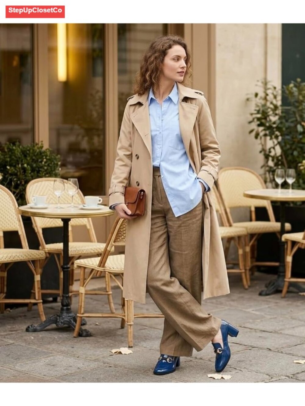 Patent Chunky Block Heels Square Toe Loafers Pumps Slip On Work Dress Shoes - Picture 3 of 6